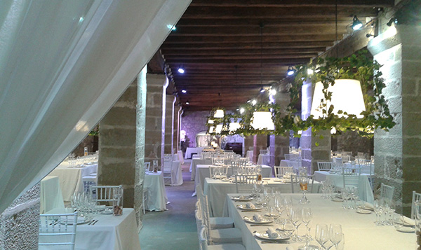 manteles blancos