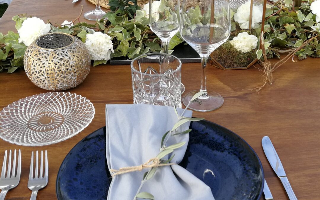 plato azul