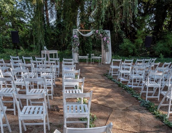 ceremonia y banquetas