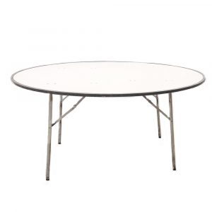 mesa redonda de madera