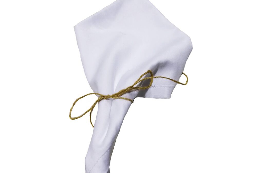 servilleta blanca