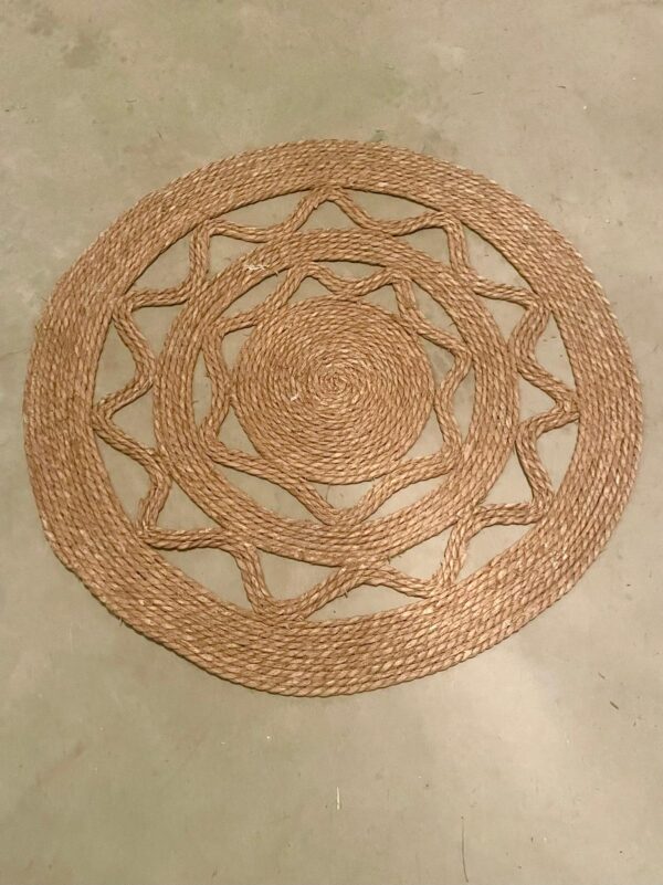 Alfombra redonda en forma de estrella-80cm