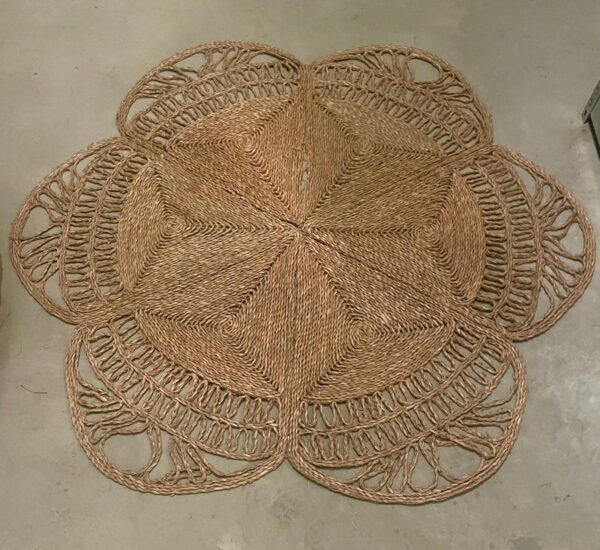 Alfombra redonda de fibra natural- 150cm